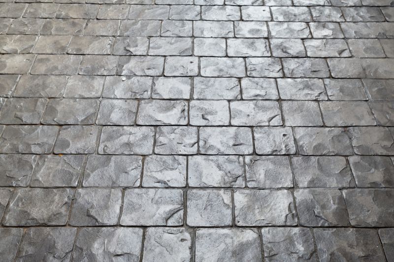 Patterned Driveway Installation